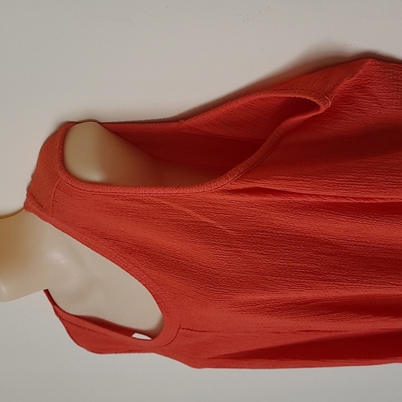 Michael Kors Cold Shoulder Long Sleeves Sangria Top Size 3XL - Picture 4 of 9